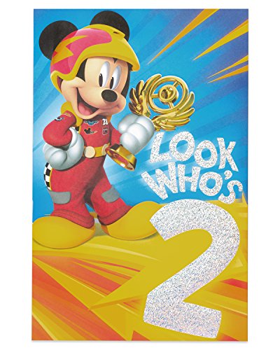 American Greetings 2nd Birthday Card for Boy (Mickey Mouse)