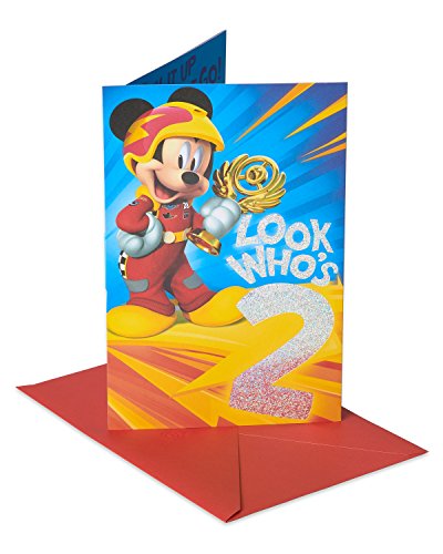 American Greetings 2nd Birthday Card for Boy (Mickey Mouse)
