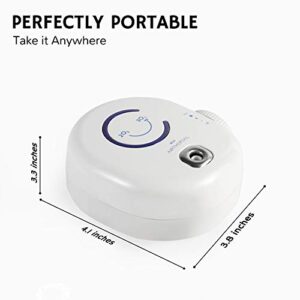 Airthereal B50 Mini Ozone Generator Air Purifier- Removes Odors and Sterilizes Air in Small Spaces Up To 320 Sq Ft - Plug in Mini Air Ionizer, Adjustable Ozone Output of 10-50 mg/h