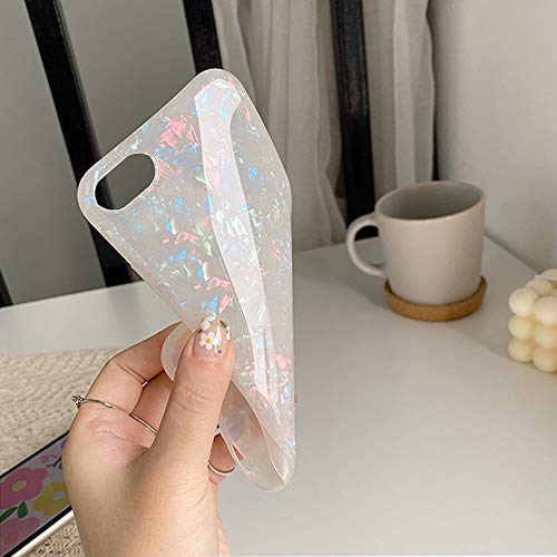 J.west iPhone 8 Plus Case/iPhone 7 Plus Case, Cute Ultra Thin [Tinfoil Series] Macaron Color Bling Lightweight Soft TPU Case Cover for iPhone 7 Plus / 8 Plus (Colorful)