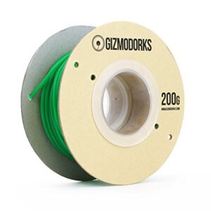 Gizmo Dorks ABS Filament 1.75mm 200g for 3D Printers, Heat Color Change Green to Yellow