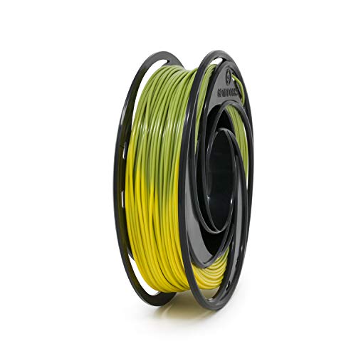 Gizmo Dorks ABS Filament 3mm (2.85mm) 200g for 3D Printers, Heat Color Change Green to Yellow