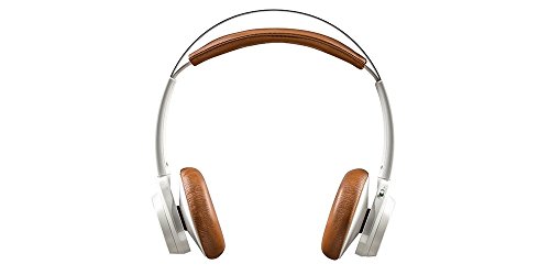 Plantronics Backbeat Sense Wireless Bluetooth Headphones with Mic - White (Renewed)