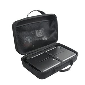 anleo hard travel case for canon pixma tr150 / ip110 wireless mobile printer with battery
