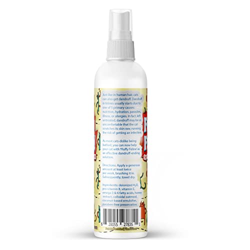 Fluffy Feline Professional Groomer's Choice for Cat Dandruff Care Spray