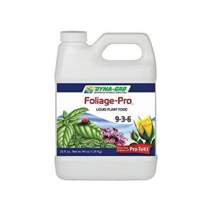 dyna gro foliage pro 32oz 1 quart liquid plant dyna gro fertilizer bloom grow
