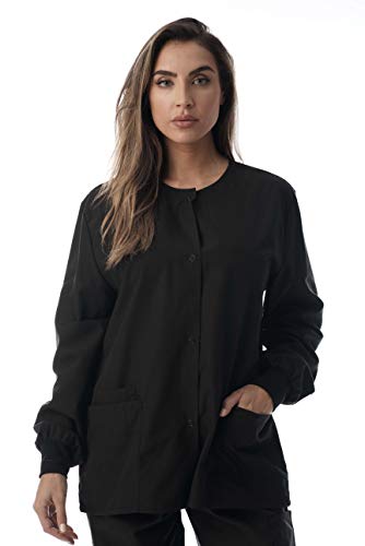 Just Love Womens Solid Jacket 4501-BLK-XL Black