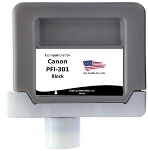 compatible non oem canon ipf-301bk cartridge- black