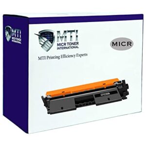 MTI Compatible 30A MICR Toner Replacement for HP 30A CF230A LJ Pro MFP M203 M203dw M203d M203dn M227 M227fdw M227fdn M227sdn Check Printer Ink