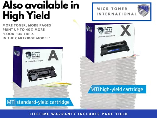 MTI Compatible 30A MICR Toner Replacement for HP 30A CF230A LJ Pro MFP M203 M203dw M203d M203dn M227 M227fdw M227fdn M227sdn Check Printer Ink