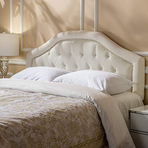 Christopher Knight Home Killian Fabric Headboard, Queen / Full, Ivory