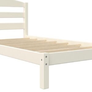 Dorel Living DA7428-W Braylon Bed, Twin, White