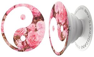popsockets: collapsible grip & stand for phones and tablets - yin yang roses