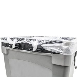 CleanRiver Flex E Bin - 50 Gallons | 2-in-1 Streams | Recycling & Waste Basket | Black Color