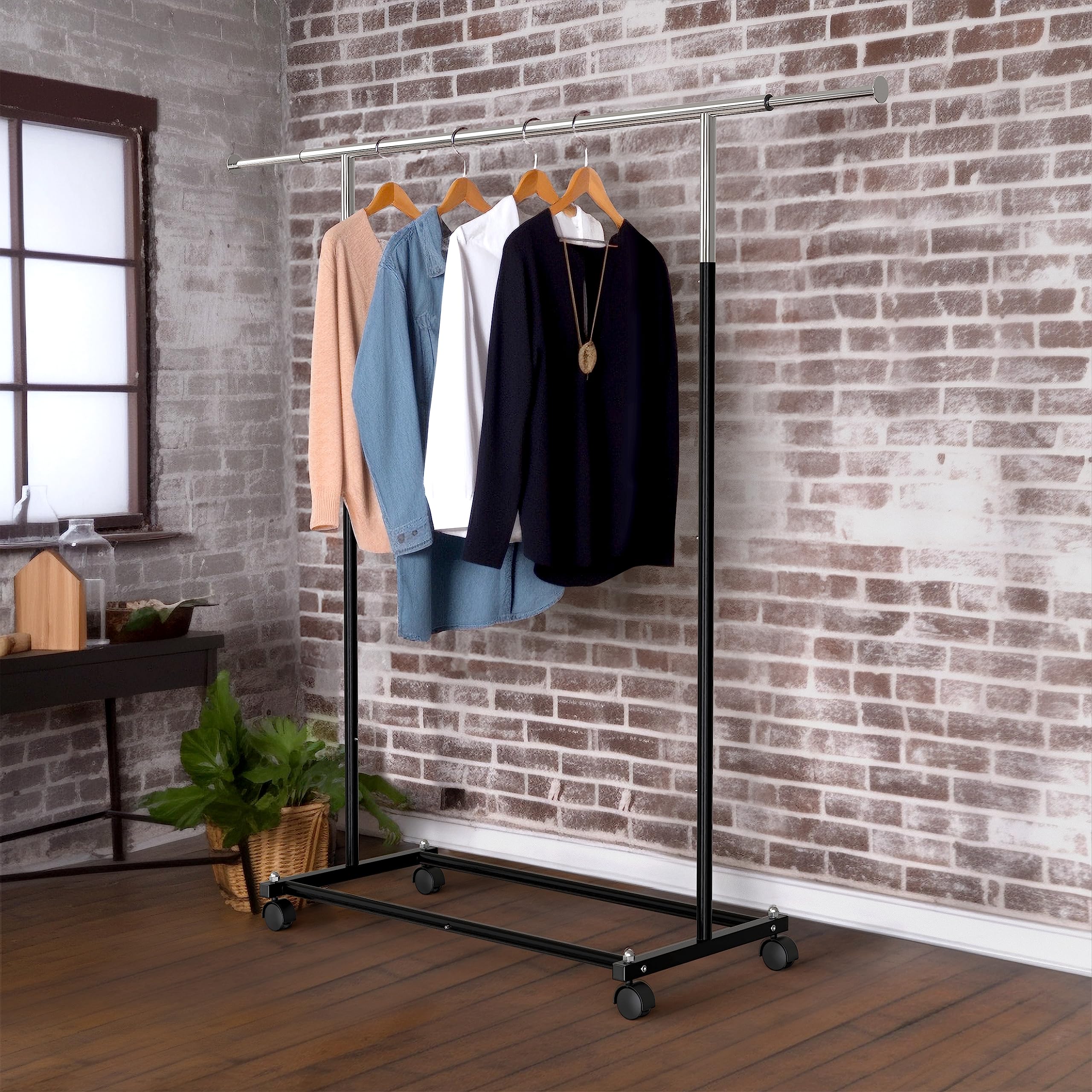 Simple Houseware Standard Rod Garment Rack