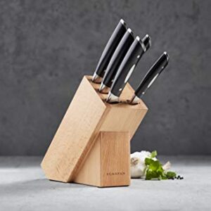 Scanpan 6 Piece Classic Block Cutlery Set, Bamboo