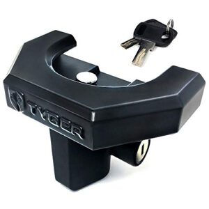 tyger auto tg-cl2u006b coupler lock for 2" trailer coupler (coupler lip width < 3-3/4"; coupler height < 5/16"; coupler ball < 2-1/2")