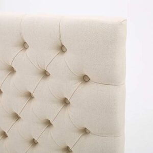 Christopher Knight Home Jezebel Fabric Headboard, Queen / Full, Beige