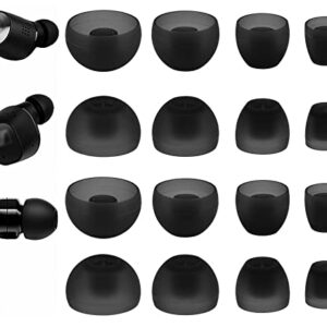 Ear Tips for Sennheiser Momentum Headphone, BLUEWALL Eartips Ear Gel for Momentum in-Ear Headphone, Durable Silicone XSSML 8 Pairs All in 1 Set Replacement Ear Tips for Sennheiser Momentum (Gray)