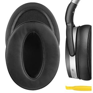 geekria quickfit replacement ear pads for sennheiser hd4.50bt, hd4.50btnc, hd4.40bt, hd4.30g, hd4.20s, hd458bt, hd450, hd450bt, hd400s, hd350bt headphones ear cushions, headset earpads, ear cups
