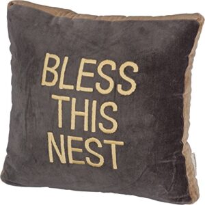 primitives by kathy velvet pillow - bless this nest home decor
