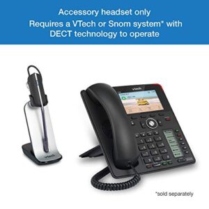 VTech VH621 Accessory Convertible DECT Office Wireless Headset for VTech and Snom DECT Business Desk Phones