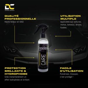 Drexler Ceramic Spray for Cars - CARE Coat 235ml - 8oz Professional Grade High Shine Finish Hydrophobic Sealant Coating Car Reload