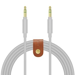 geekria quickfit audio cable compatible with beats mixr, pro, executive, solo 3, solo 2, studio 3, studio 2 cable, 3.5mm aux replacement stereo cord (4 ft/1.2 m)