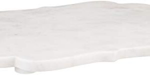 Santa Barbara Design Studio Table Sugar Cheese Board, 15 x 11-Inches, White Marble