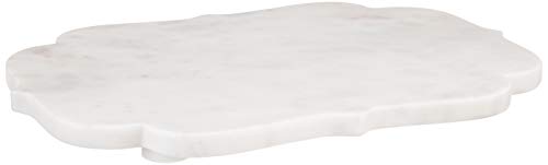 Santa Barbara Design Studio Table Sugar Cheese Board, 15 x 11-Inches, White Marble