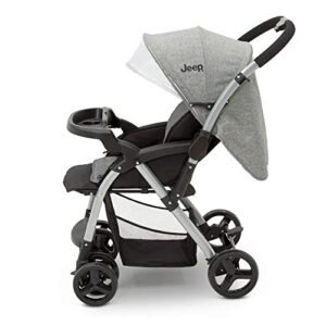 Jeep Unlimited Reversible Handle Stroller, Grey Tweed