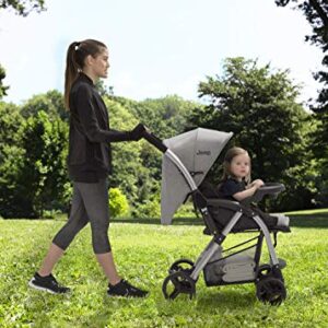 Jeep Unlimited Reversible Handle Stroller, Grey Tweed