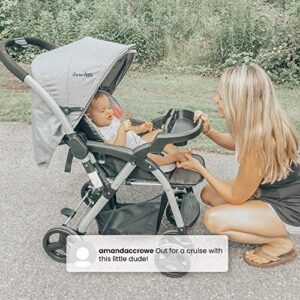 Jeep Unlimited Reversible Handle Stroller, Grey Tweed