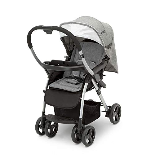 Jeep Unlimited Reversible Handle Stroller, Grey Tweed