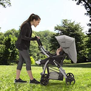 Jeep Unlimited Reversible Handle Stroller, Grey Tweed