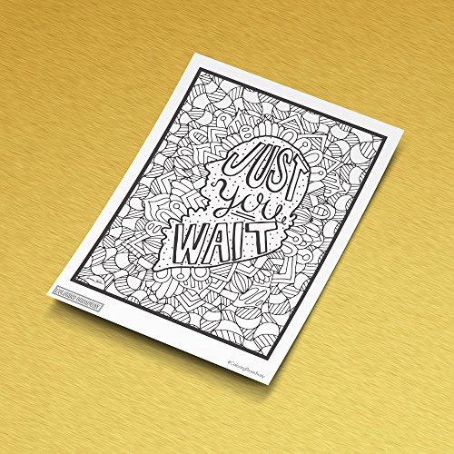 Hamilton | “Just You Wait” Collection | Coloring Pages by Coloring Broadway | Hand-Drawn Illustrations - Printed on Matte Card Stock (8.5" x 11") - Set of 4 Individual Pages