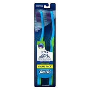 oral-b pro-health compact clean toothbrush value pack, ultra soft, twin pack