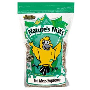 nature's nuts premium no mess supreme -wild bird food- 4 lb.