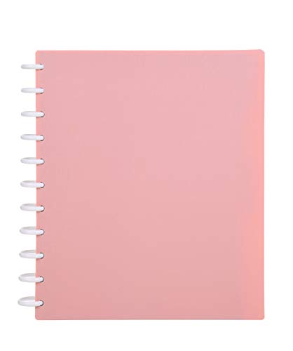 Talia Discbound Notebooks, Planner, Customizable, (Salmon, Letter (8.5in x 11in))