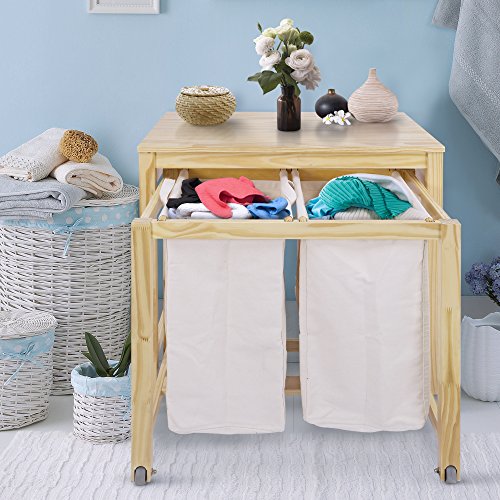 Casual Home Eco Home Laundry Prep Hamper, Natural