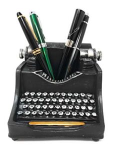 retro/shabby chic/vintage typewriter pencil holder for desk/desk organizer for writer's desk- nostalgic gift for writers/gift for vintage lovers/gift for typewriter lovers