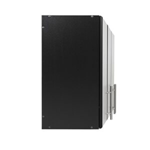 Prepac Elite 3 Door Wall Mounted Storage Cabinet, 54" W x 24" H x 12" D, Black