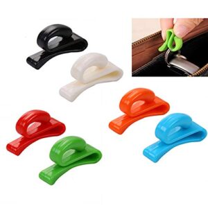 12pcs colorful handbag key clips holder key hook key ring finder hanger organizer for purses bags handbag, random color