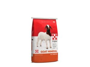 purina | goat mineral supplement for all types and lifestages | 25 pound (25 lb) bag
