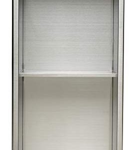 ALFI brand ABN1224-BSS Shower Niche, Brushed Stainless Steel