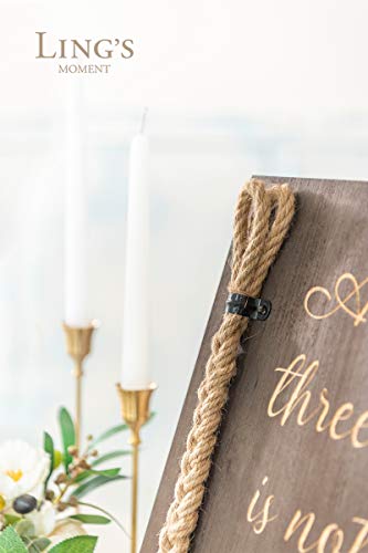 Ling's Moment A Cord of Three Strands Wedding Sign-Alternative Wedding Unity Sign - Strand of Three Cords Sign-Unity Cord Wedding Sign