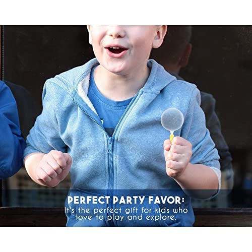 Magnifying Glasses, Children Party Favors (4.2 x 1.7 In, 4 Colors, 24-Pack)