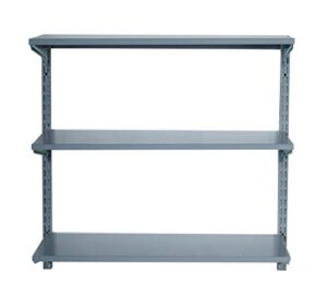 triton storability products 1794 wall mount shelving unit with 3 steel shelves