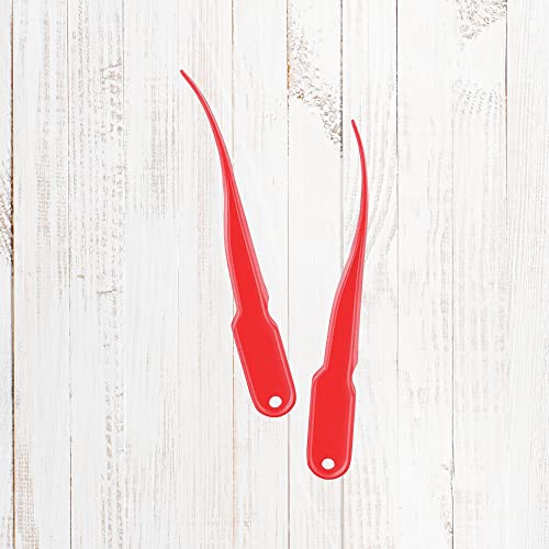 Maine Man Shrimp Peeler Deveiner Cleaner Tool, 8-Inches, Red