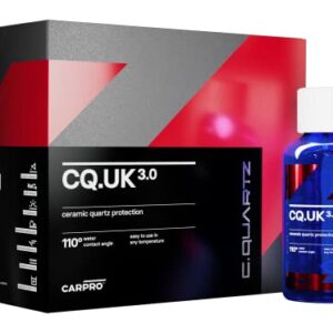 CARPRO CQUARTZ UK 3.0_30ml Kit - Ceramic Coating Finish, Quartz Based Nanotechnology, Bonds to Paint, Glass, Metal and Plastic